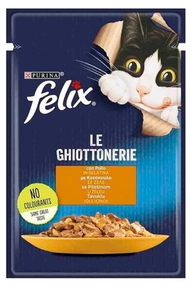 Purina Felix Tavuklu Yaş Kedi Maması 85 gr x 26 Adet ürün görseli 1