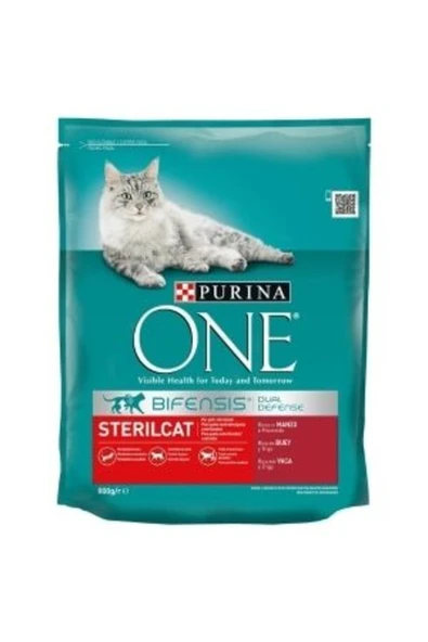 One Kısır Sığır Etli Kedi Kuru Kedi Maması 800 Gr ( 1 Adet ) ürün görseli 1
