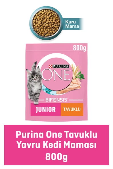 One Junior Tavuklu Yavru Kedi Maması 800 Gr ürün görseli 1