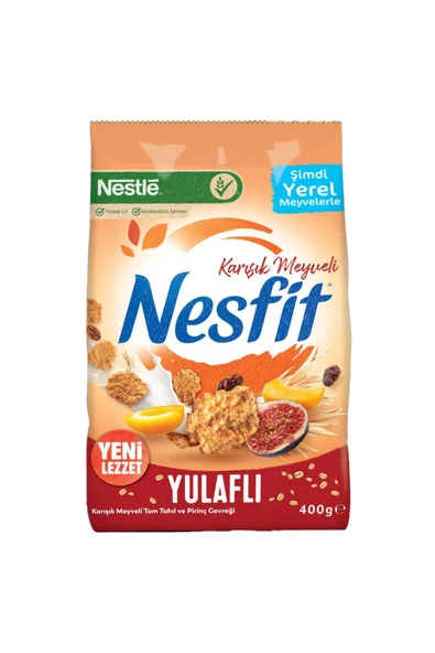NESFİT KARIŞIK MEYVELİ KAHVALTILIK GEVREK 400 G *2ADET ürün görseli 1