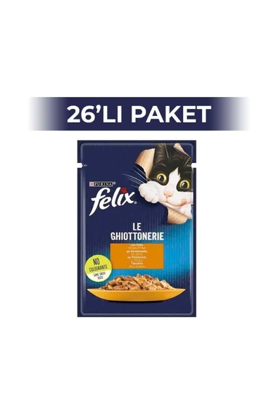 PURİNA FELİX YAŞ MAMA TAVUKLU 26 ADET X 85GR ürün görseli 1