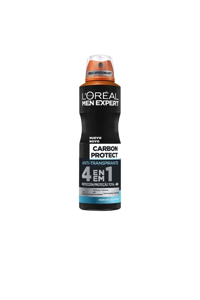 Men Expert Carbon Protect Terleme Önleyici Deo Sprey L'Oréal Paris 150 ml ürün görseli 1