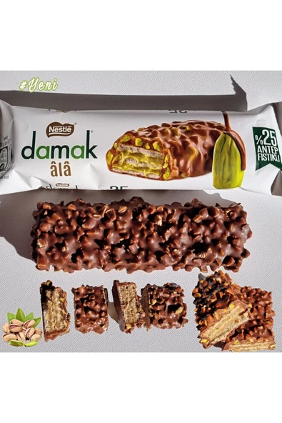 Yeni Damak Alâ Antep Fıstıklı Gofret 30 Gr x 24 Adet ürün görseli 1
