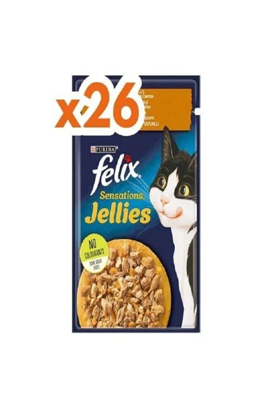 FELIX Sensations GiJ Chkn&Crt 85g 26 Adet ürün görseli 1