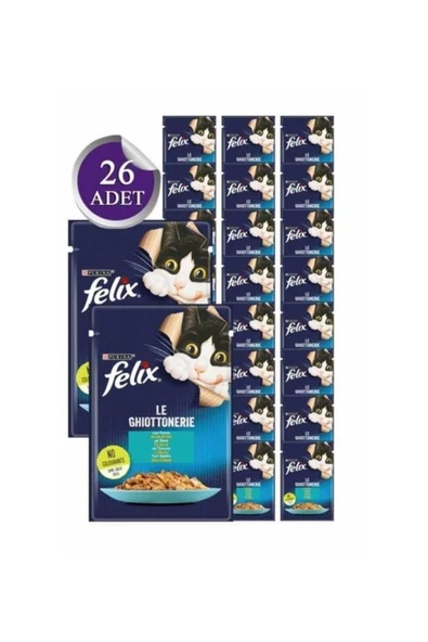 PURİNA FELİX YAŞ MAMA TON BALIKLI 26 ADET X 85GR ürün görseli 1