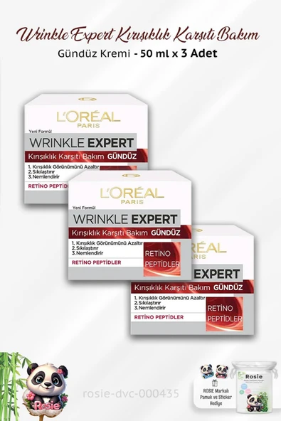 Wrinkle Expert Kırışıklık Karşıtı Bakım Kremi Gündüz 50 ml ürün görseli 1