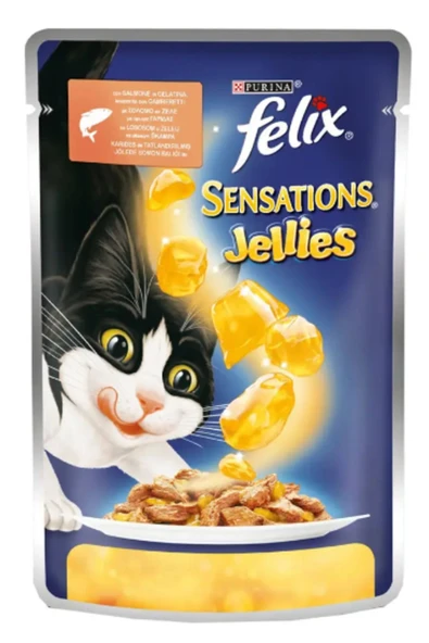 Sensations Somonlu ve Karides Yetişkin Kedi Konservesi 85gr x 26 Adet ürün görseli 1