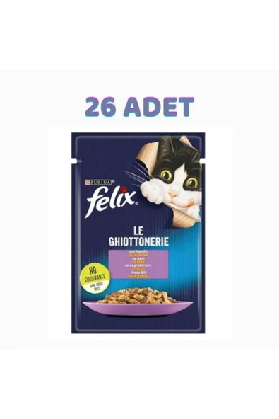 Felix Kuzu Etli Kedi Pouch Konservesi 26x85 Gr - Petshopundan ürün görseli 1