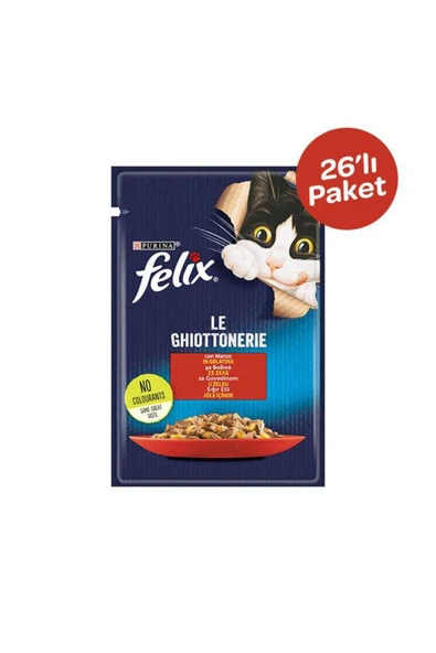PURİNA FELİX YAŞ MAMA SIĞIR ETLİ 26 ADET X 85GR ürün görseli 1