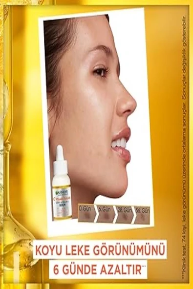GARNİER C VİTAMİNİ PARLAK SÜPER AYDINLATICI SERUM - Resim 2