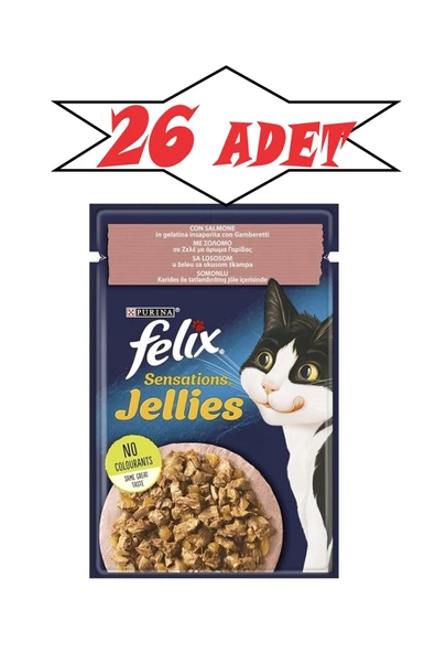 FELIX SENSATIONS SOMONLU & KARİDESLİ 85 G X 26 ADET ürün görseli 1