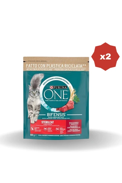 FELİX KEDİ MAMASI ONE KISIR SIĞIR ETLİ 800 GR - (2 ADET) ürün görseli 1