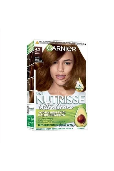 Nutrisse Ultra Creme Saç Boyası 4.3 Altın Kahve ürün görseli 1