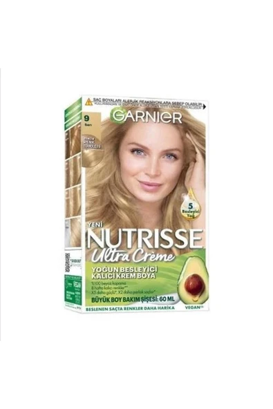 Nutrisse Ultra Creme Saç Boyası 9 Sarı ürün görseli 1
