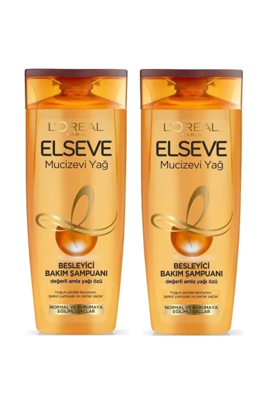 Loreal Paris Mucizevi Yağ Besleyici Bakım Şampuanı 400 Ml 2 Adet ürün görseli 1