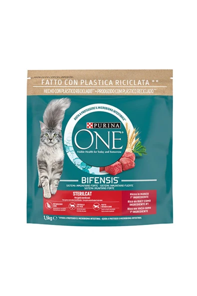 One Sığır Etli Yetişkin Kedi Maması 1,5 Kg ürün görseli 1