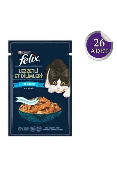 FELIX TASTY SHREDS GIG Tuna 80g 26 Adet ürün görseli 1