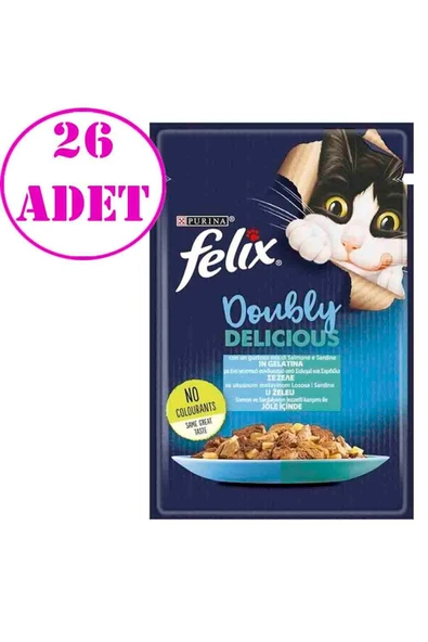 Somon Sardalya Kedi Pouch 85 gr 26 Ad ürün görseli 1