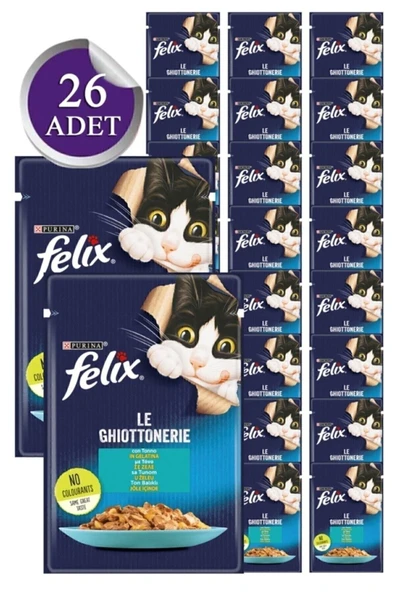 Karışık Yetişkin Yaş Kedi Maması 85 Gr X 26 Adet ürün görseli 1