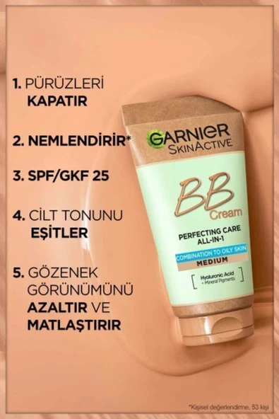 Bb Krem Oil Free Med Std - Resim 3