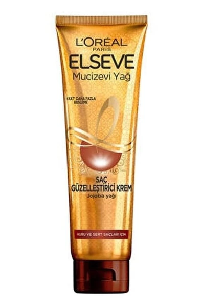 L'oréal Paris Elseve Mucizevi Yağ Güzelleştirici Saç Kremi 150 Ml - Kuru Ve Sert Saçlar ürün görseli 1