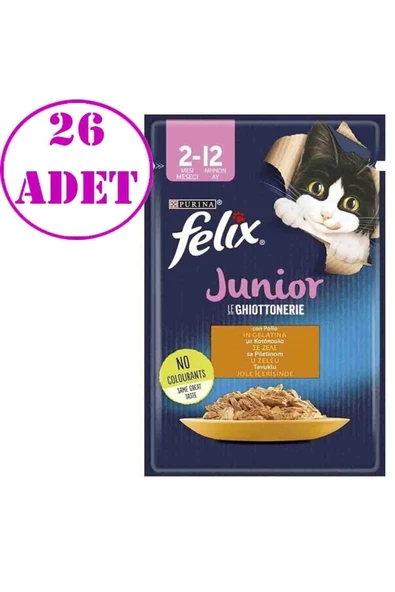 Tavuklu Yavru Kedi Pouch Mama 85 Gr * 26 Adet ürün görseli 1