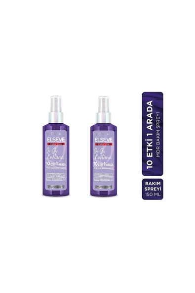 L'oreal Paris Color Vive Sarı Saç Kurtarıcı Mor Sıvı Bakım Kremi 150 Ml X 2 Adet ürün görseli 1