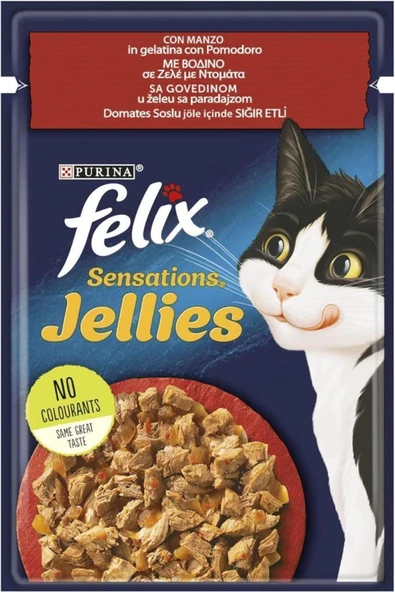 Sensation Tavuk Havuç Jel Pouch Kedi Konservesi 85 gr - 26 Adet ürün görseli 1