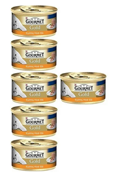Gold Kıyılmış Hindi Eti Yaş Kedi Maması 85Gr 6AL 5ÖdeCNDST0510GGKHE ürün görseli 1