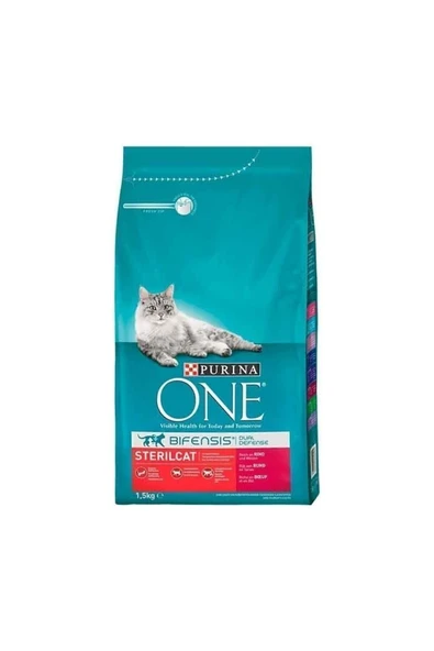 Sığır Etli Kısırlaştırılmış Kedi Maması 1,5 Kg ürün görseli 1