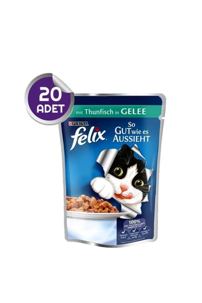 Ton Balıklı Pouch Yaş Kedi Maması 20 Adet ürün görseli 1