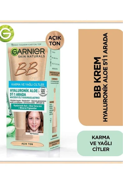 Bb Krem Yağlı Ciltler İçin Açık Ton 50 Ml ürün görseli 1