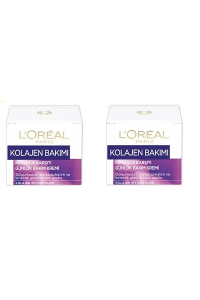 LOREAL PARİS COLLAGEN EX. NEM. DOLG. KREM 50 ML 2 ADET ürün görseli 1