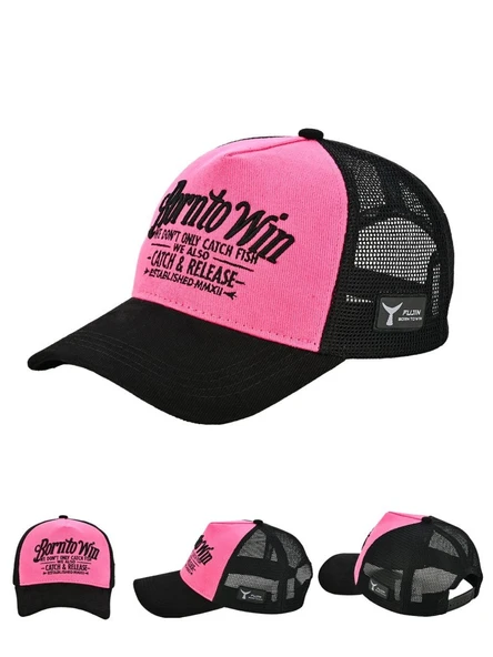 Fujin BTW Trucker Şapka Black Fuchsia ürün görseli 1