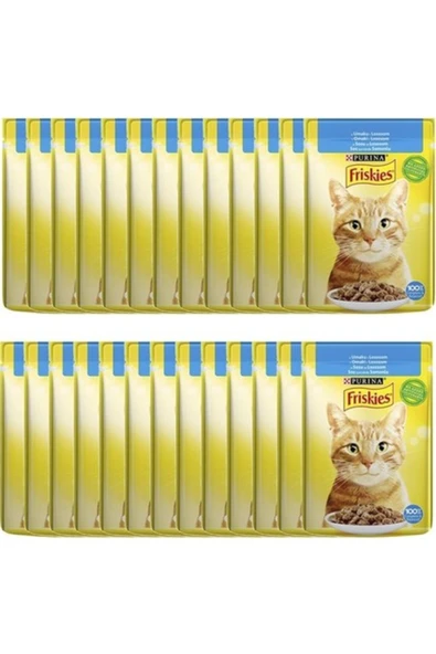 Somonlu Soslu Yaş Kedi Maması 85 gr X 26 Adet ürün görseli 1