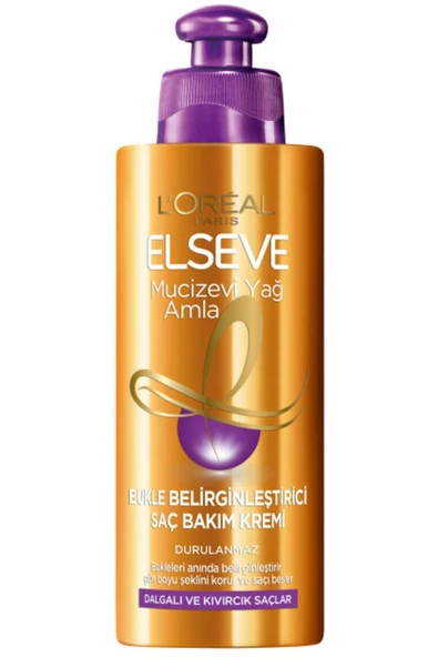 Marka: L'oreal Paris Elseve Bukle Belirginleştirici Saç Bakım Kremi 200 Ml Kategori: Saç Kremi ürün görseli 1