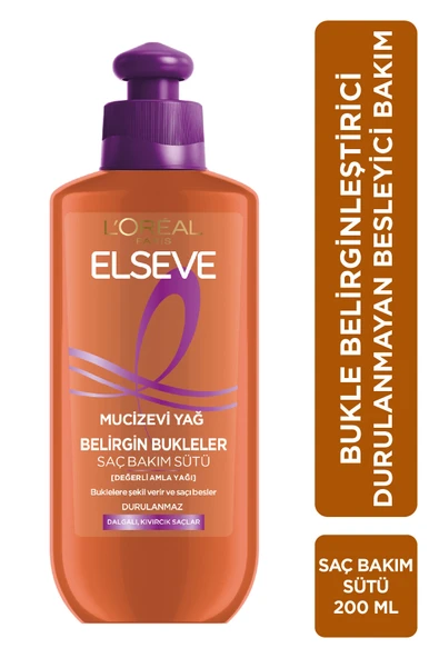 L'Oréal Paris Elseve Mucizevi Amla Yağı Bukle Belirginleştirici Saç Bakım Kremi 200ml ürün görseli 1