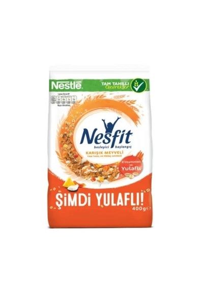 Nesfit Karışık Meyveli Kahvaltılık Gevrek 400 Gr ürün görseli 1