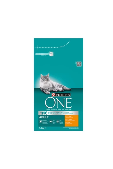 One Kuru Kedi Maması Tavuklu Yetişkin Kediler 1500 gr ürün görseli 1