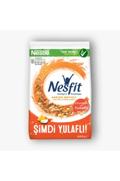 Nesfit Karışık Meyveli Kahvaltılık Gevrek 400 gr ürün görseli 1