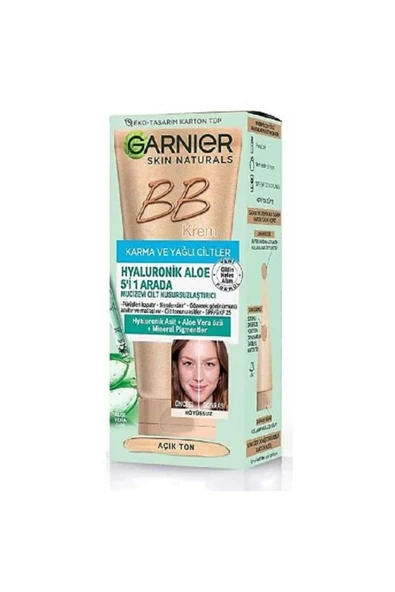 Bb Krem Yağlı Ciltler İçin Orta Ton 50 Ml ürün görseli 1