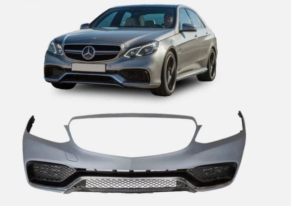 Mercedes E Serisi W212 Amg Ön Tampon 2014-2016 Arası uyumlu ürün görseli 1