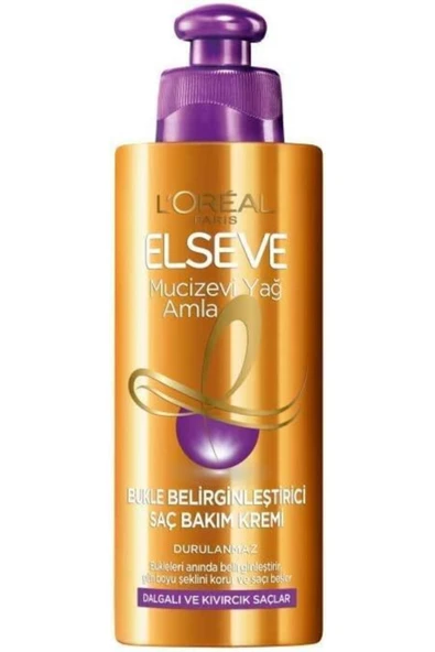 L'oréal Paris Elseve Mucizevi Amla Yağı Bukle Belirginleştirici Saç Bakım Kremi 1 Adet ürün görseli 1
