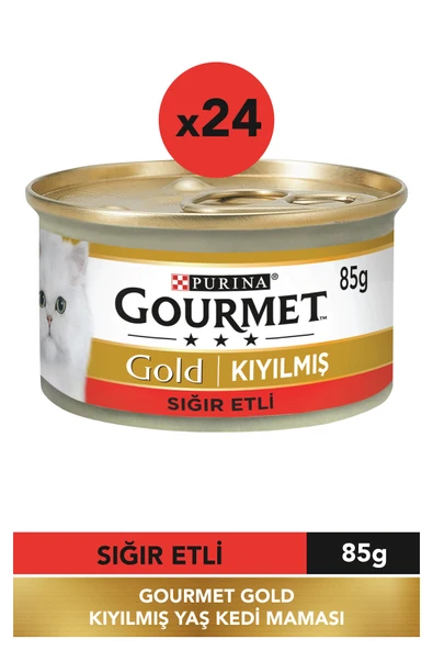 Kıyılmış Sığır Etli Kedi Konservesi 85 gr 24 Adet ürün görseli 1