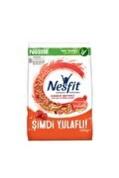 Nesfit Kırmızı Meyveli Tam Buğday Ve Pirinç Gevreği 400 G ürün görseli 1