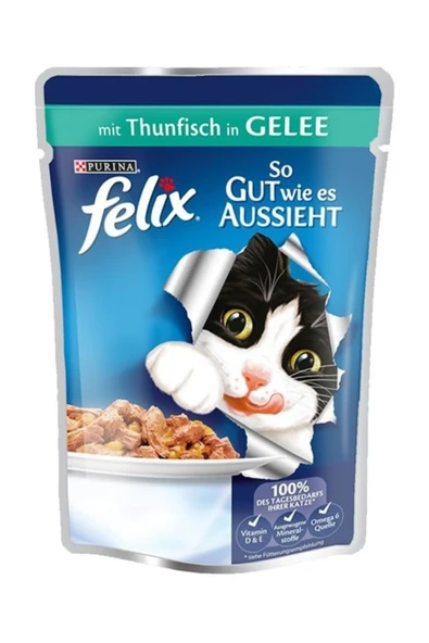 Pouch 48 Adet X Ton Balıklı Kedi Yaş Mama ürün görseli 1