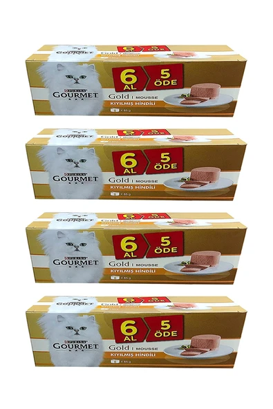 Gold Kıyılmış Hindili 85 gr x 4 Adet ürün görseli 1