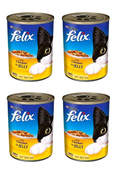 Felix Tavuklu 400Gr x 4 AdetCNDST1600FLXTVK ürün görseli 1