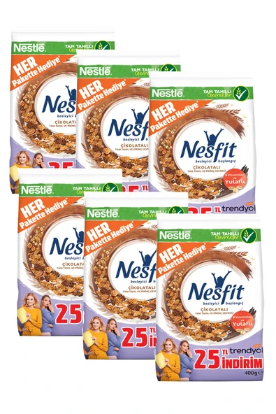 Nesfit Çikolatalı 400 g 6 Adet ürün görseli 1