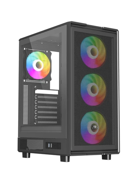 Power Boost PB-A601B Fanlı 600 W ATX Oyuncu Kasası ürün görseli 1